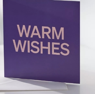 'Warm Wishes' Card