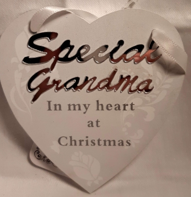 Grandma heart hanger