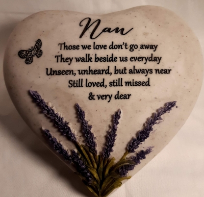 Nan Lavender heart
