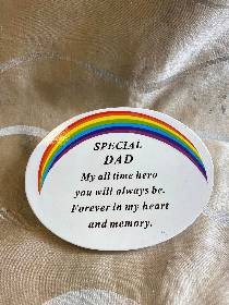 Rainbow Memorial Plaque