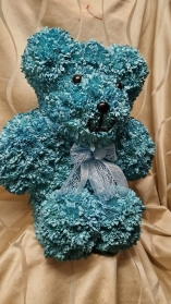 3D floral teddy bear