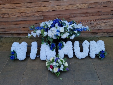 Blue and White tribute Hire set