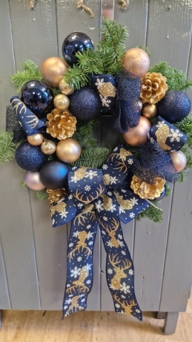 Reindeer Delight Door Wreath