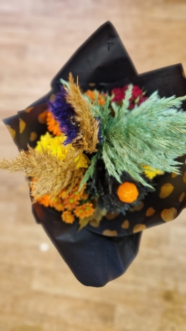 Spooky Halloween season bouquet